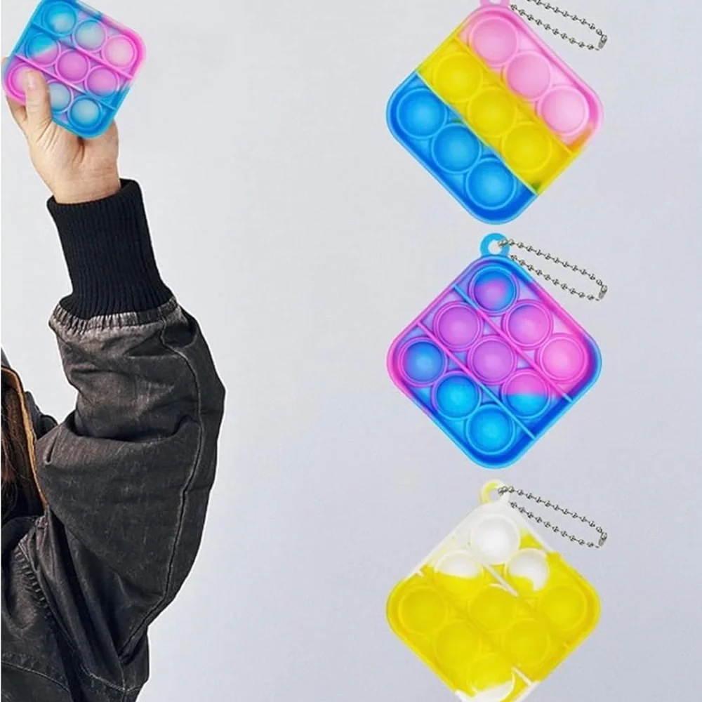 Mini Pop Bubble Fidget Toys/Keychain